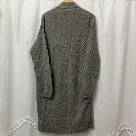 Women’s Who What Wear Open Front Duster Cardigan Size Large Gray EUC - Picture 2 of 8